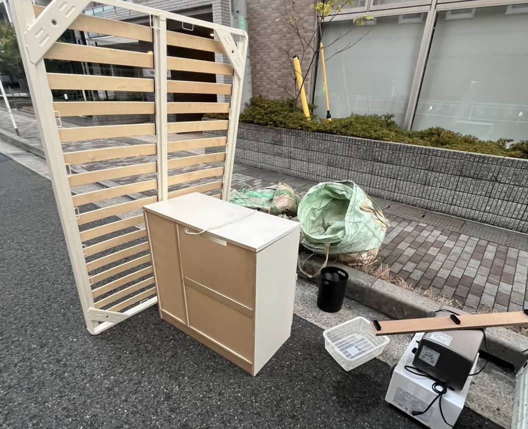 北区で単身引越し後の家具をマンション下まで搬出